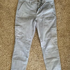 Banana Republic Skinny  Cargo Chino Pant, Blue Ocean Fog, Size 8
